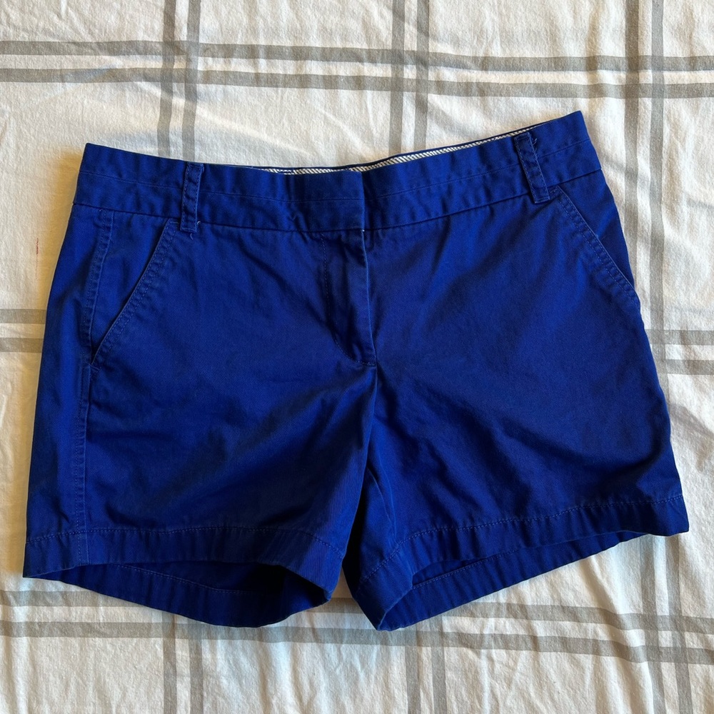 J.CREW • Dark blue chino shorts • Size 8
